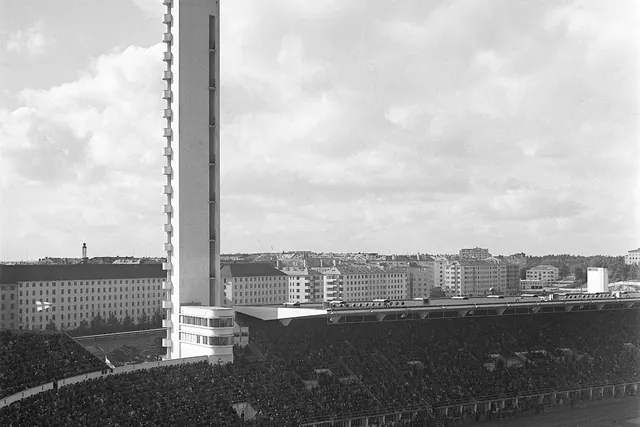 Helsingin Olympiastadion ja stadionin torni